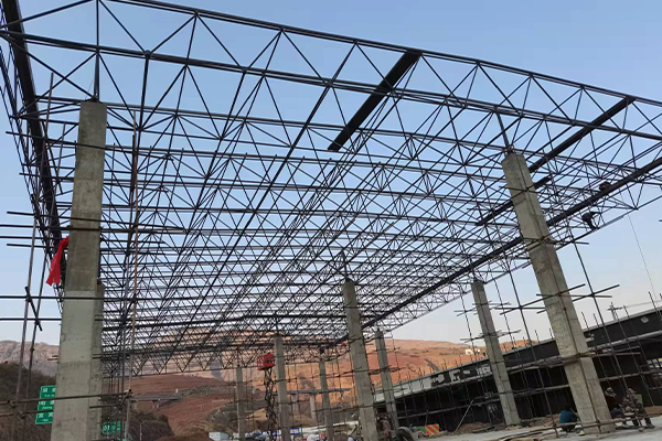 西青钢结构网架图片