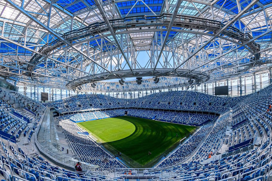 西青篮球场网架案例